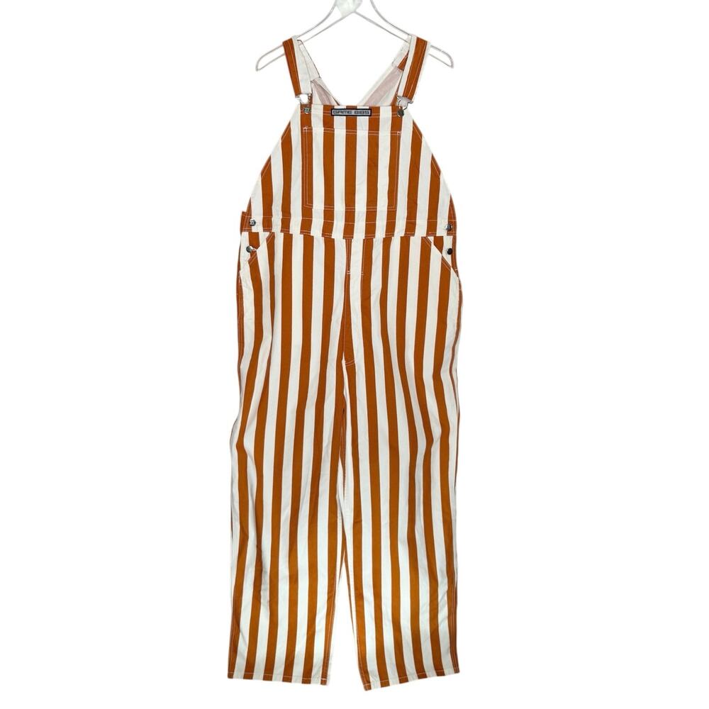 Game Bibs Burnt Orange White Striped Overalls XL UT Longhorn Football SEC